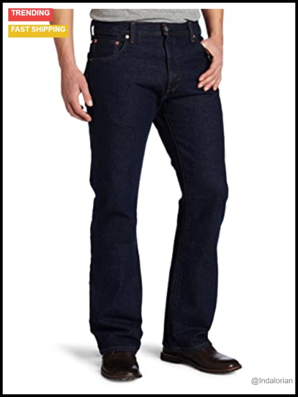 Levi's Men's 517 Bootcut Jeans, Rinse, Slim Bootcut, 32 Waist